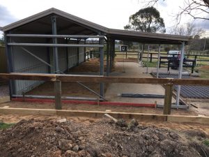 custom horse stables