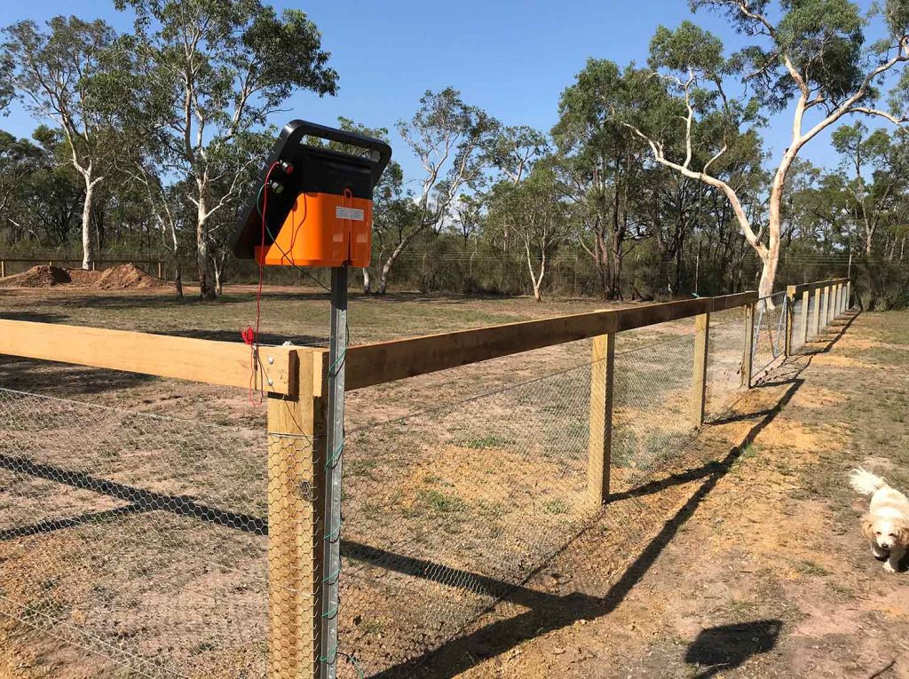 timber post and rail fencing