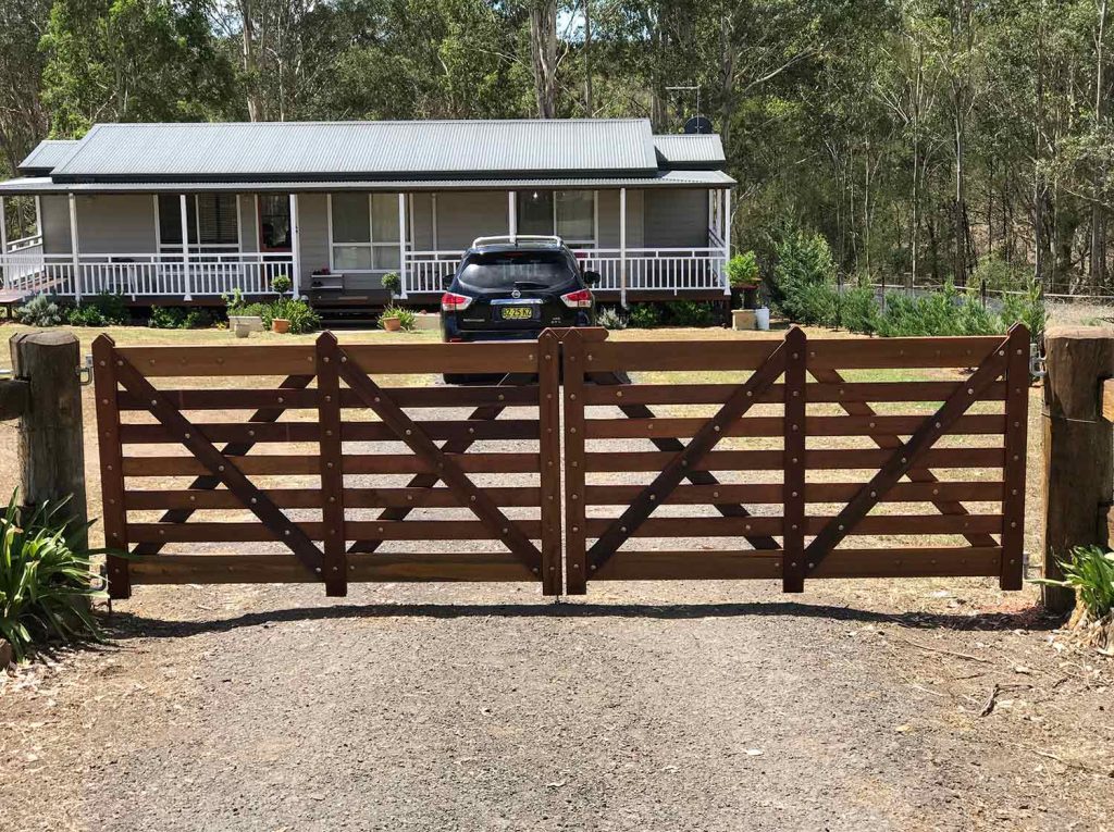 exceptional rural gates and entrances