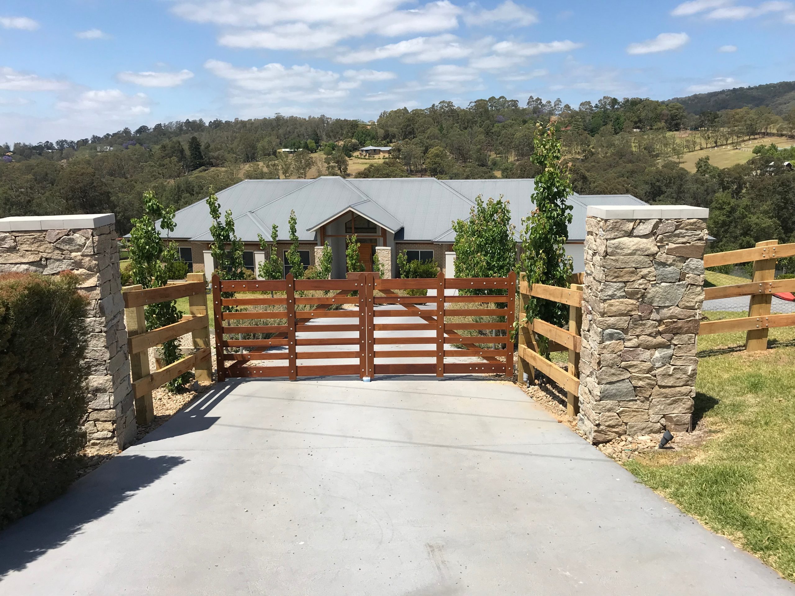 automatic rural gate entrances