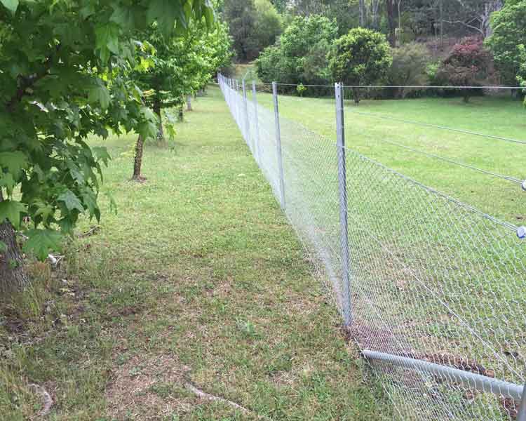 post and wire fencing